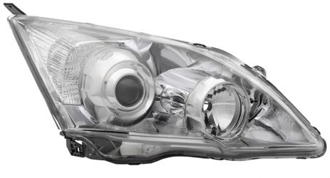 FARO HONDA CRV 2007-2010 BASE CROMADA CLARA / DERECHO