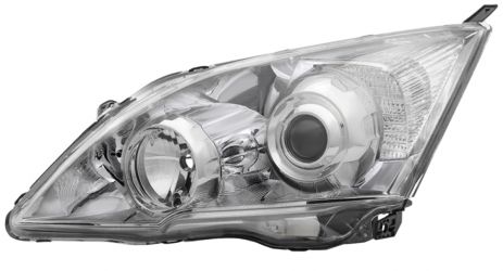 FARO HONDA CRV 2007-2010 BASE CROMADA CLARA / IZQUIERDO