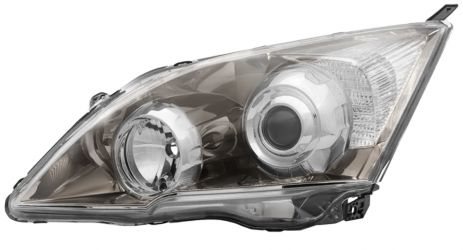 FARO HONDA CRV 2007-2010 BASE CROMADA / XENON / IZQUIERDO