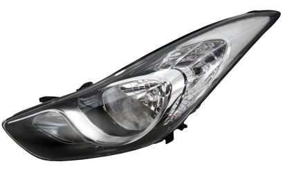 FARO HYUNDAI ELANTRA 2011-2013 BASE NEGRA / IZQUIERDO