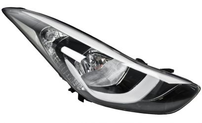 FARO HYUNDAI ELANTRA 2013-2016 BASE NEGRA / DERECHO
