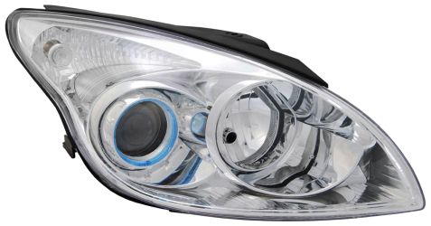FARO DELANTERO HYUNDAI I30 2008-2010 BASE CROMADA / CON MOTOR / DERECHO
