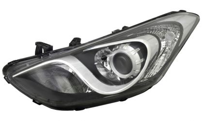 FARO HYUNDAI I30 2012-2016 LAMPARA H7+H7+H7 / DETALLE CROMADO / IZQUIERDO