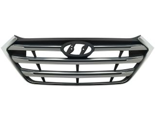 REJILLA HYUNDAI TUCSON 2015-2018 FRENTE / CON MOLDURA CROMADA