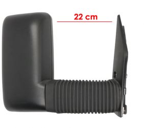 ESPEJO RETROVISOR IVECO DAILY 1999-2006 BRAZO 22cm / MANUAL / 2 CRISTALES / DERECHO