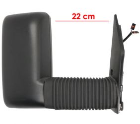 ESPEJO RETROVISOR IVECO DAILY 1999-2006 BRAZO 22cm / ELECTRICO / TERMICO / 2 CRISTALES / DERECHO