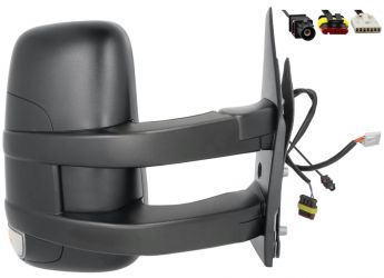 ESPEJO RETROVISOR IVECO DAILY 2012-2014 BRAZO LARGO / ELECTRICO / TERMICO / PILOTO / ANTENA / DERECHO