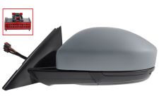 ESPEJO RETROVISOR JAGUAR E-PACE 2017-2020 ELECTRICO / TERMICO / LUZ CORTESIA / CON SONDA / IMPRIMADO / IZQUIERDO