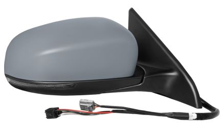 ESPEJO RETROVISOR JEEP COMPASS 2021-2025 BASE NEGRA / ELECTRICO / TERMICO / PILOTO INTERMITENTE / ABATIBLE ELECTRICAMENTE / IMPRIMADO / DERECHO