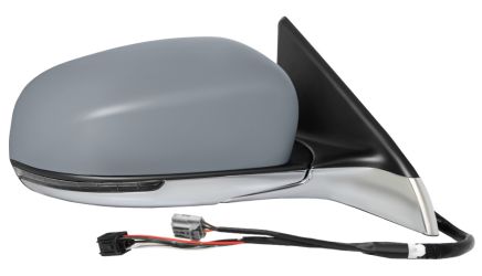 ESPEJO RETROVISOR JEEP COMPASS 2021-2025 BASE CROMADA / ELECTRICO / TERMICO / PILOTO INTERMITENTE / IMPRIMADO / DERECHO