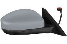 ESPEJO RETROVISOR LAND ROVER RANGE ROVER EVOQUE 2015-2019 ELECTRICO / TERMICO / PILOTO INTERMITENTE / ABATIBLE ELECTRICAMENTE / LUZ CORTESIA / MEMORIA / IMPRIMADO / DERECHO