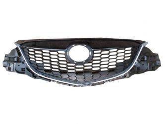REJILLA MAZDA CX5 2012-2015 FRENTE / MOLDURA INFERIOR CROMADA / MOLDURA SUPERIOR NEGRA