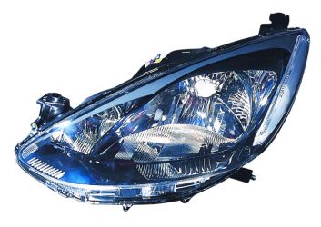 FARO MAZDA 2 2010-2014 BASE NEGRA / IZQUIERDO