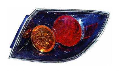 PILOTO TRASERO MAZDA 3 2004-2007 EXTERIOR / 5 PUERTAS / BASE NEGRA DERECHO