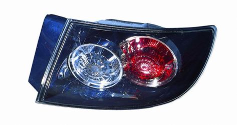 PILOTO TRASERO MAZDA 3 2007-2009 EXTERIOR / 5 PUERTAS / BASE NEGRA DERECHO