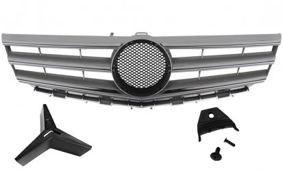 REJILLA MERCEDES CLASE A (W169) 2008-2012 FRENTE / CROMADA