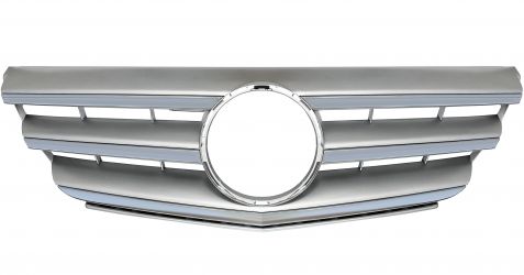 REJILLA MERCEDES CLASE B (W245) 2008-2011 FRENTE / CROMADA / GRIS PLATA