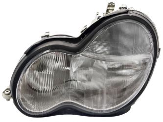 FARO MERCEDES CLASE C (W203) 2000-2004 NEUMATICA / LAMPARAS H7+H7 / IZQUIERDO