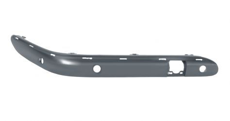 MOLDURA MERCEDES CLASE C (W203) 2000-2004 PARACHOQUES DELANTERO / CON AGUJEROS PERFIL CROMADO / CON SENSOR / DERECHA