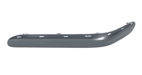 MOLDURA MERCEDES CLASE C (W203) 2000-2004 PARACHOQUES DELANTERO / CON AGUJEROS PERFIL CROMADO / IZQUIERDA