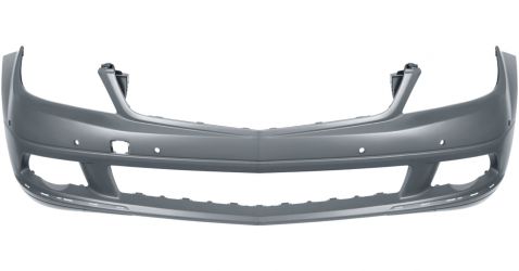 PARACHOQUES MERCEDES CLASE C (W204) 2007-2011 DELANTERO / MODELO ELEGANCE / AVANTGARDE / CON SENSOR / IMPRIMADO