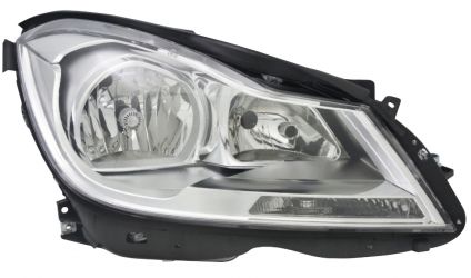 FARO MERCEDES CLASE C (W204) 2011-2014 BASE CROMADA / DERECHO