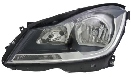 FARO MERCEDES CLASE C (W204) 2011-2014 BASE NEGRA / IZQUIERDO