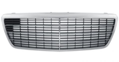 REJILLA MERCEDES CLASE E (W210) 2000-2002 FRENTE / MODELO CLASSIC / ELEGANCE