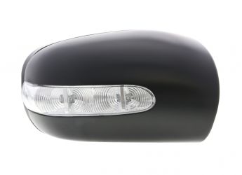CARCASA ESPEJO MERCEDES CLASE E (W211) 2002-2006 CON PILOTO / CON LUZ CORTESIA / IMPRIMADA / DERECHA