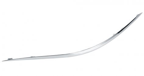 MOLDURA MERCEDES CLASE E (W211) 2006-2009 PARACHOQUES DELANTERO / CROMADA / IZQUIERDA