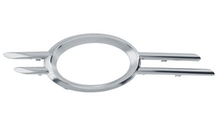 MOLDURA REJILLA MERCEDES CLASE E (W211) 2006-2009 PARACHOQUES DELANTERO / MODELO AVANTGARDE / CROMADA / DERECHA