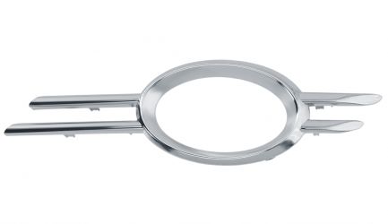 MOLDURA REJILLA MERCEDES CLASE E (W211) 2006-2009 PARACHOQUES DELANTERO / MODELO AVANTGARDE / CROMADA / IZQUIERDA