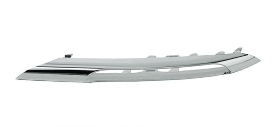 MOLDURA REJILLA MERCEDES CLASE E (W212) 2009-2013 PARACHOQUES DELANTERO / CON AGUJERO LUZ DIURNA / MODELO CLASSIC / ELEGANCE / CROMADA / IZQUIERDA