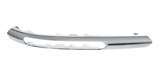 MOLDURA REJILLA MERCEDES CLASE E (W212) 2009-2013 PARACHOQUES DELANTERO / CON AGUJERO LUZ DIURNA / MODELO AVANTGARDE / CROMADA / DERECHA