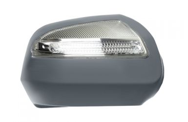 CARCASA ESPEJO MERCEDES CLASE M (W164) 2008-2011 CON PILOTO / CON LUZ CORTESIA / IMPRIMADA / DERECHA