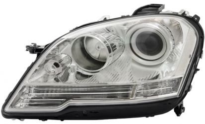 FARO MERCEDES CLASE M (W164) 2008-2011 BASE CROMADA / IZQUIERDO