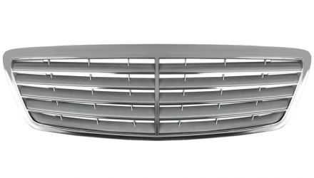 REJILLA MERCEDES CLASE S (W220) 2002-2005 FRENTE / GRIS PLATA / COMPLETA