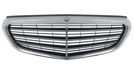 REJILLA MERCEDES CLASE E (W212) 2013-2016 FRENTE / CROMADA / NEGRA