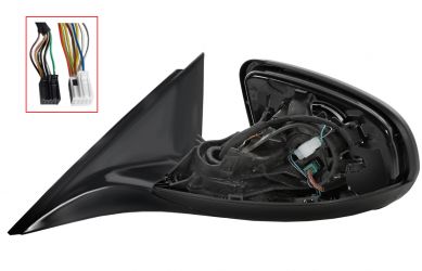 CUERPO ESPEJO RETROVISOR MERCEDES CLASE E (W213) 2016-2020 ELECTRICO / TERMICO / MEMORIA / LANE ASSIST / ABATIBLE ELECTRICAMENTE / LUZ CORTESIA / IZQUIERDO