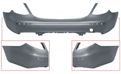 PARACHOQUES MERCEDES CLASE E (W213) 2016-2020 TRASERO / SEDAN / IMPRIMADO