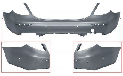 PARACHOQUES MERCEDES CLASE E (W213) 2016-2020 TRASERO / SEDAN / CON SENSOR / IMPRIMADO