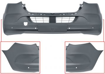 PARACHOQUES MERCEDES SPRINTER (907/910) 2018-> DELANTERO / CON 4 SENSOR / IMPRIMADO