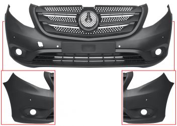 PARACHOQUES MERCEDES VITO (W447) 2014-> DELANTERO / CON REJILLA / CON ANTINIEBLAS / CON 4 SENSOR