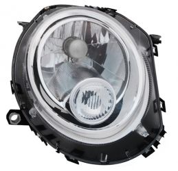 FARO MINI ONE 2007-2010 BASE CROMADA / PILOTO BLANCO / DERECHO