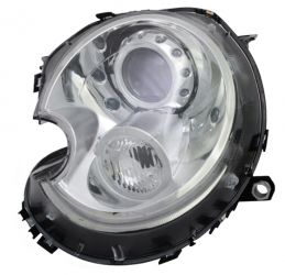 FARO MINI ONE 2007-2010 XENON / BASE CROMADA / PILOTO BLANCO / IZQUIERDO