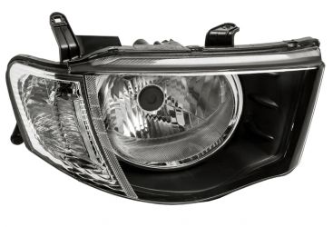 FARO MITSUBISHI L200 2005-2010 CABINA DOBLE / PILOTO BLANCO / ELECTRICA / DERECHO