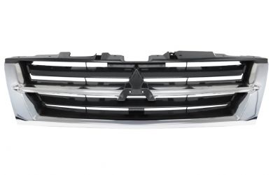REJILLA MITSUBISHI MONTERO 2000-2003 FRENTE / NEGRA / CROMADA