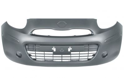 PARACHOQUES NISSAN MICRA 2010-2013 DELANTERO / CON SENSOR / IMPRIMADO