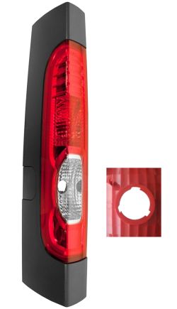 PILOTO TRASERO OPEL VIVARO 2007-2014 SUPERIOR / 3 PESTAÑAS / 1 PORTON TRASERO / CON MARCO / IZQUIERDO