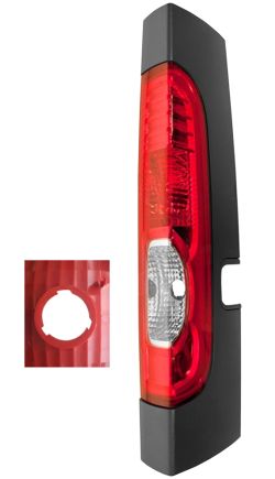 PILOTO TRASERO OPEL VIVARO 2007-2014 SUPERIOR / 3 PESTAÑAS / 1 PORTON TRASERO / CON MARCO PARA CON PUERTA LATERAL / DERECHO